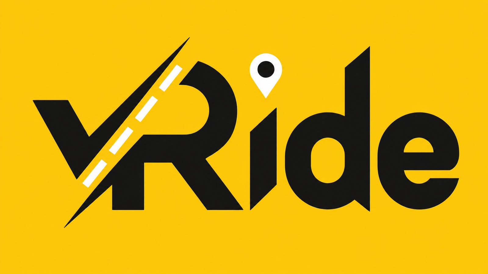 VRide - Car Rental Platform Logo